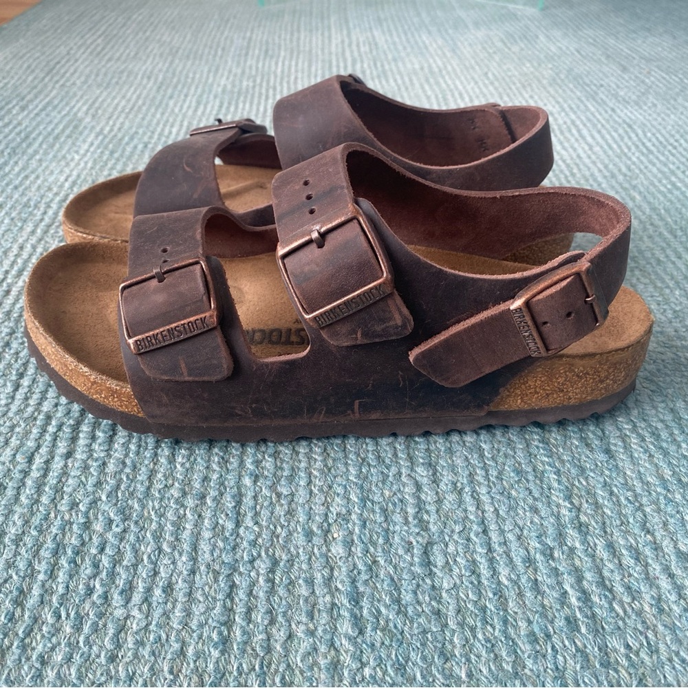 Birkenstock Milano Oiled Leather Sandal